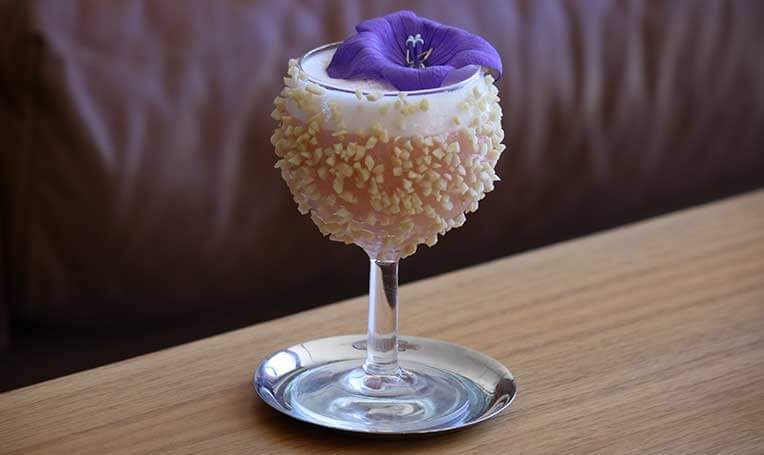 Un cocktail floral